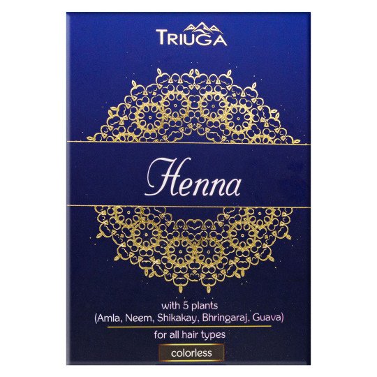 Natural Colorless Henna (Cassia obovata) with Nim, Alma, Bhringraj, Shikakai and Guava Extracts 100g/3.4 Oz