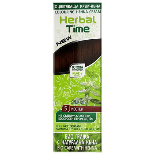 Hair Tint with Henna 75ml/2.5 Fl Oz - Chestnut