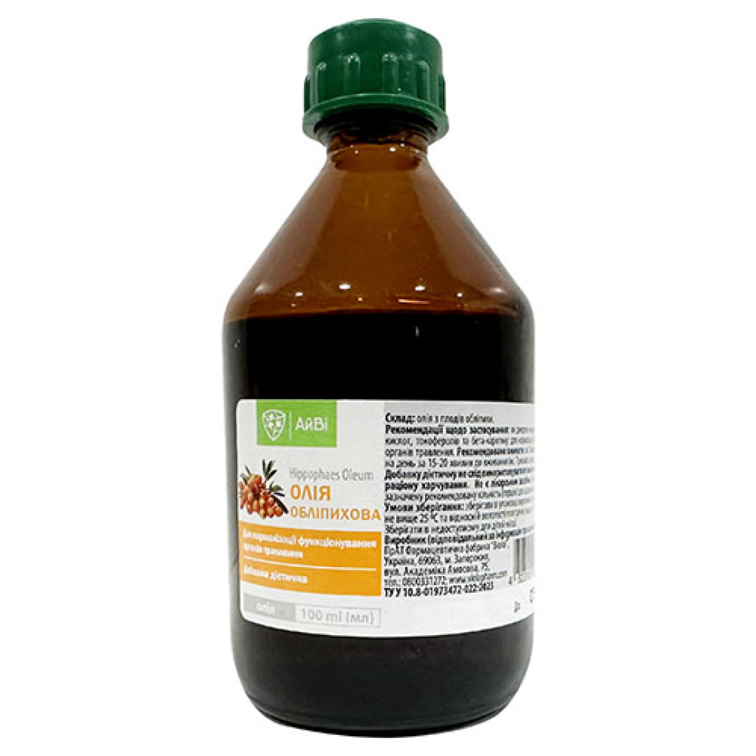 Олія обліпихова 100ml/3.4 Fl Oz