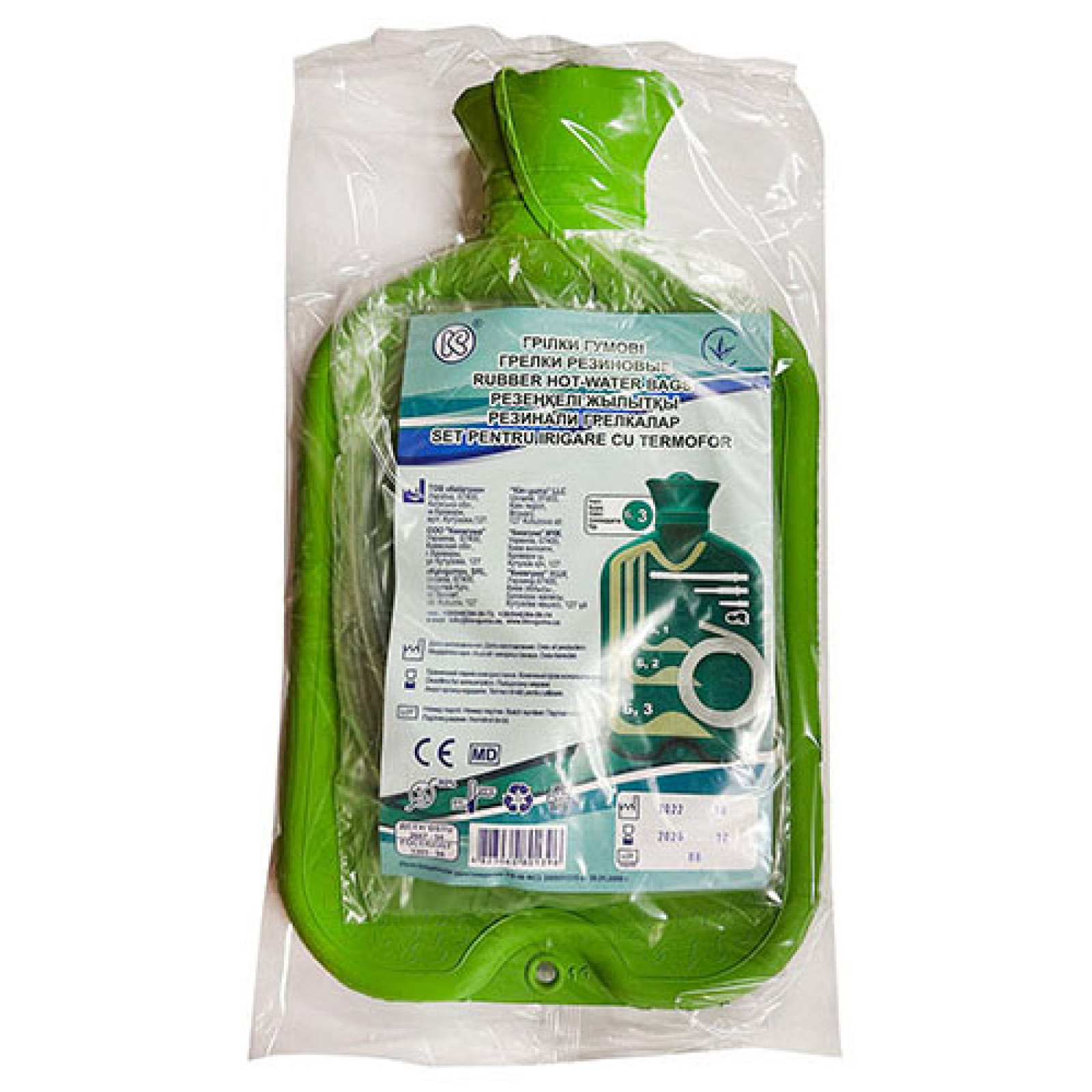 Гумова грілка / комплект для клізми (Fountain Syringe) B3 (3 liter/3.2 Quarts) - Натуральний каучук