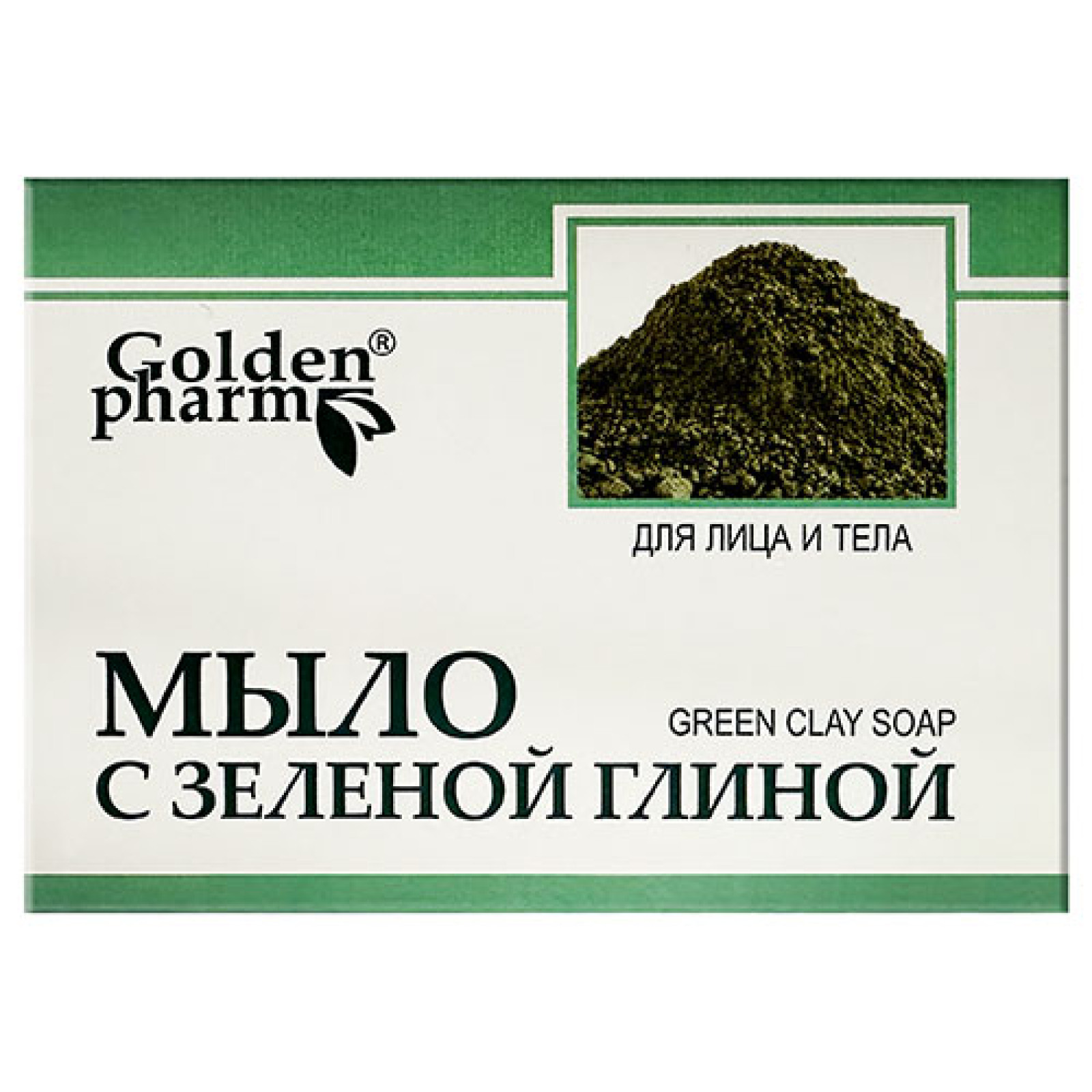 Golden Pharm - Мило із зеленою глиною 70g/2.5 Oz